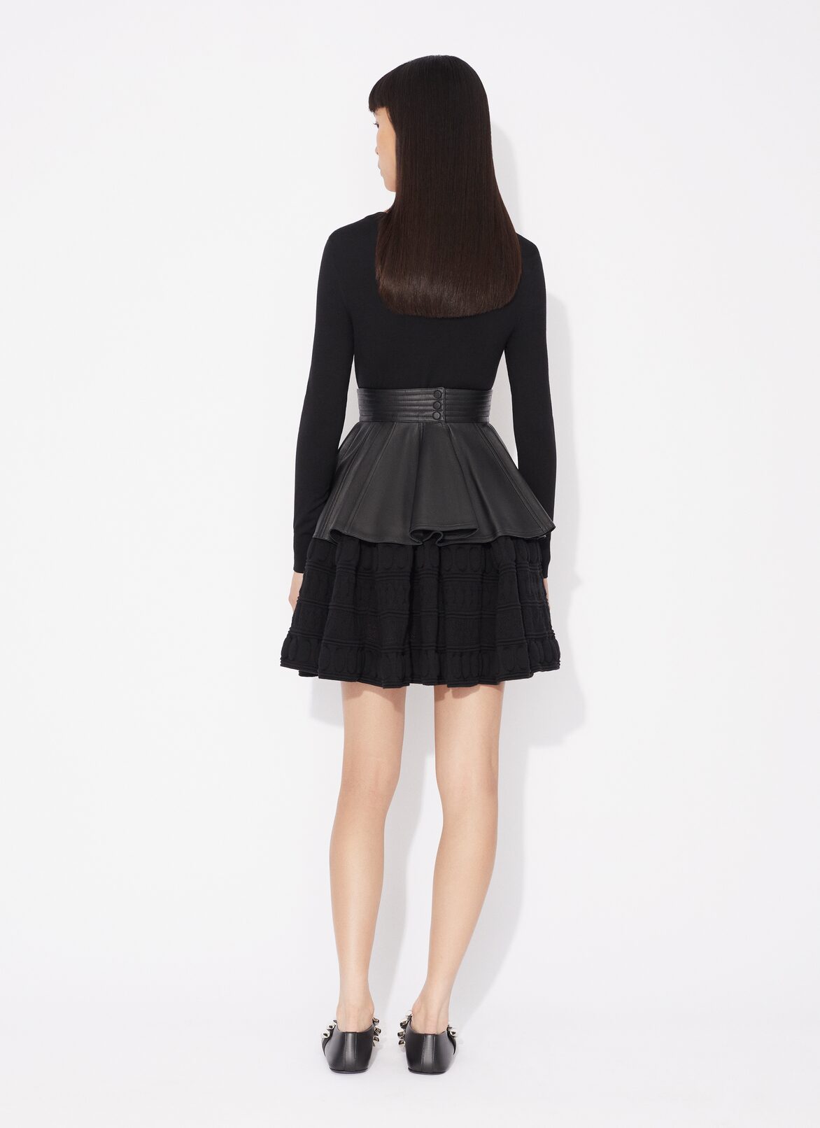 CRINOLINE DRESS ALAÏA BLACK CRINOLINE DRESS
